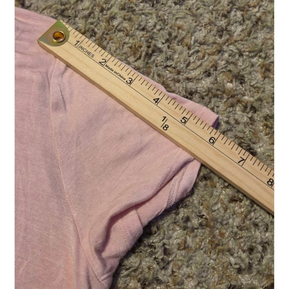 Hollister Easy Dip Tye‎ Short Sleeve T-Shirt Women's Size Small Pink Blue - Picture 4 of 7